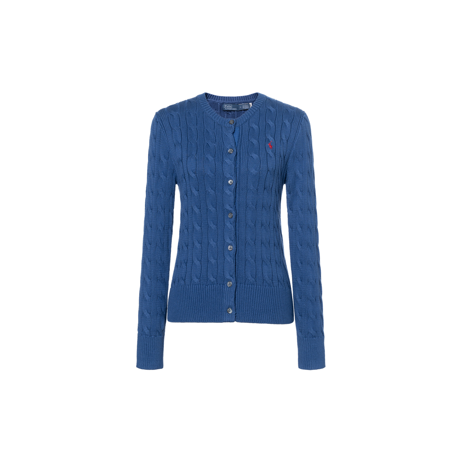 

Polo Ralph Lauren Кардиган из хлопка с кабельной вязкой и вышитым логотипом