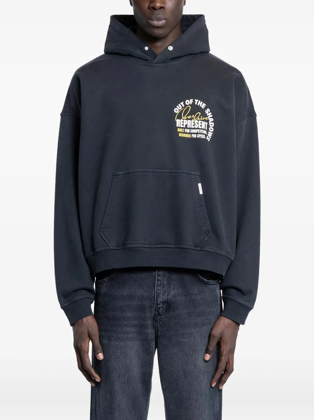 

Толстовка с графическим принтом Represent, черный