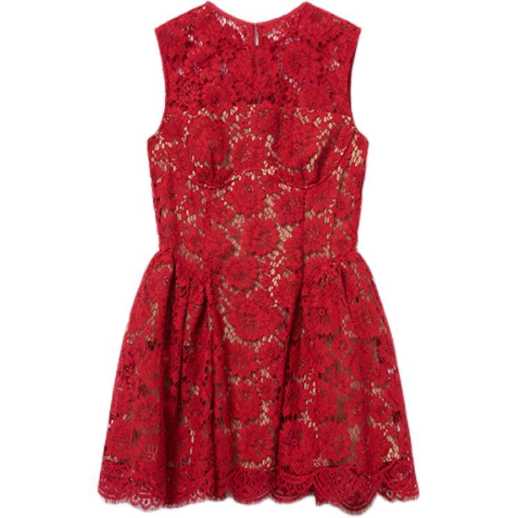 

Self-portrait Женское платье без рукавов Self Portrait цвет true red