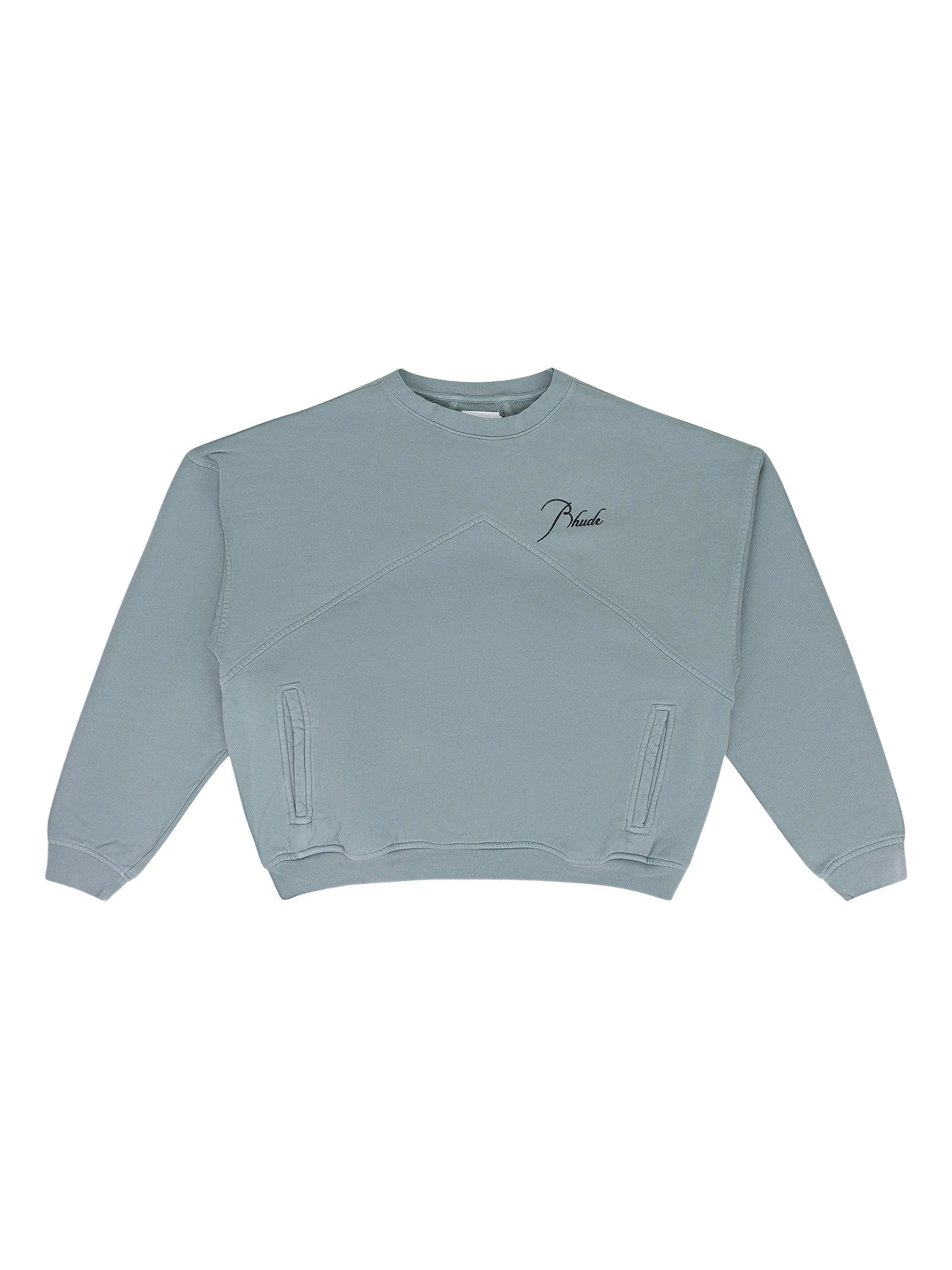 

Толстовка с круглым вырезом Rhude, зеленый