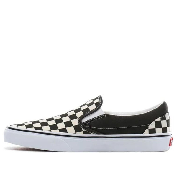 

Кроссовки classic slip-on 'forest night checkerboard' Vans, черный
