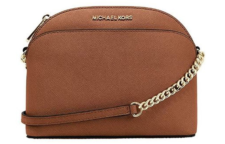 

MICHAEL KORS Кожаная сумка-купол через плечо кроссбоди женская карамельная