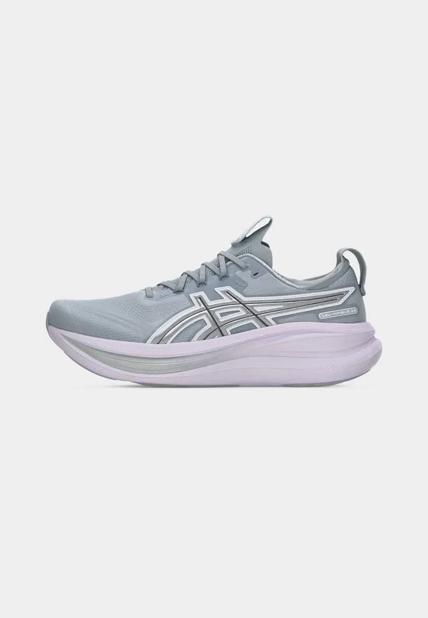 Кроссовки для бега по шоссе gel nimbus 28 atc, цвет piedmont grey/pure silver Asics, Piedmont Grey/Pure Silver-Coloured — фото 2
