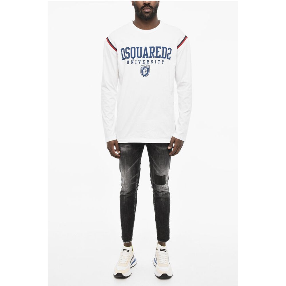

Футболка с длинными рукавами и круглым вырезом Dsquared2, White