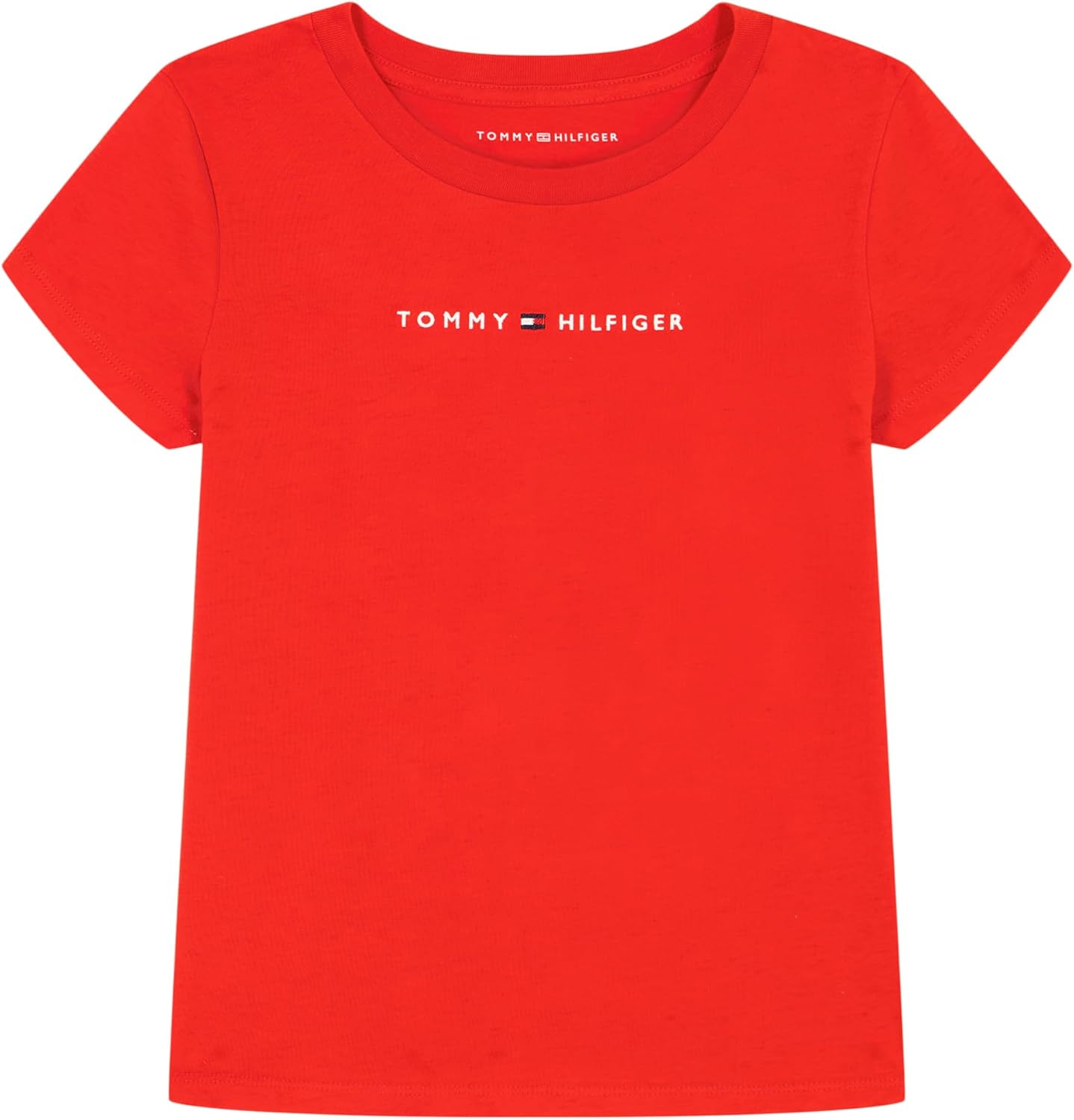 

Футболка с тональным логотипом Tommy Hilfiger для девочек (для детей старшего возраста), Tommy Red/Classic Logo, Красный, Футболка с тональным логотипом Tommy Hilfiger для девочек (для детей старшего возраста), Tommy Red/Classic Logo