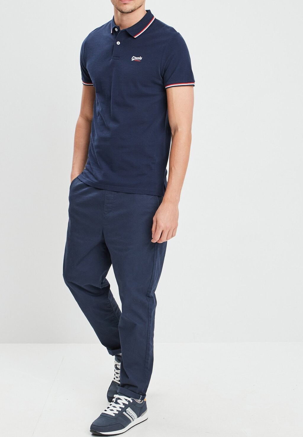 

Поло AMERICAN INSPIRATION FASHION COOL EASY With Creeks, цвет navy blue