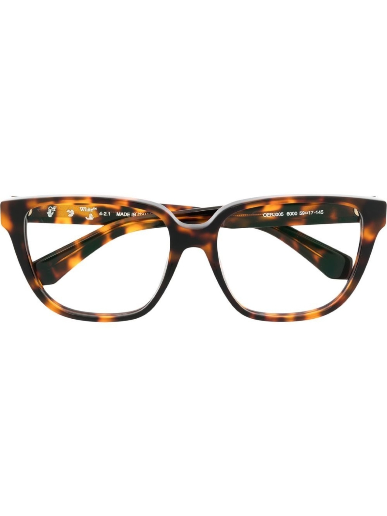 

Очки Optical в оправе 'кошачий глаз' Off-White Eyewear, коричневый