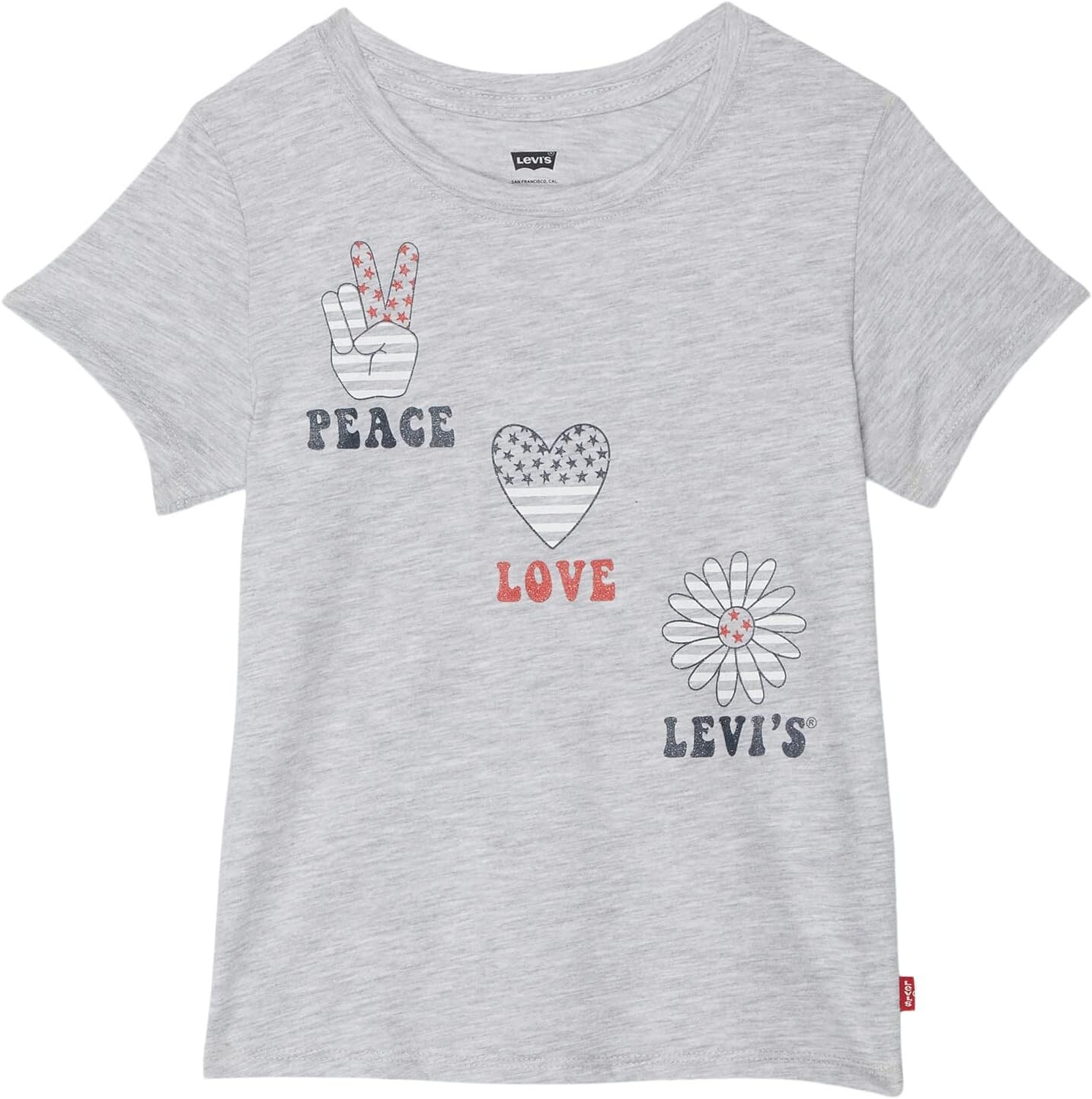

Футболка Levi'S Graphic T-Shirt, цвет Light Grey Heather