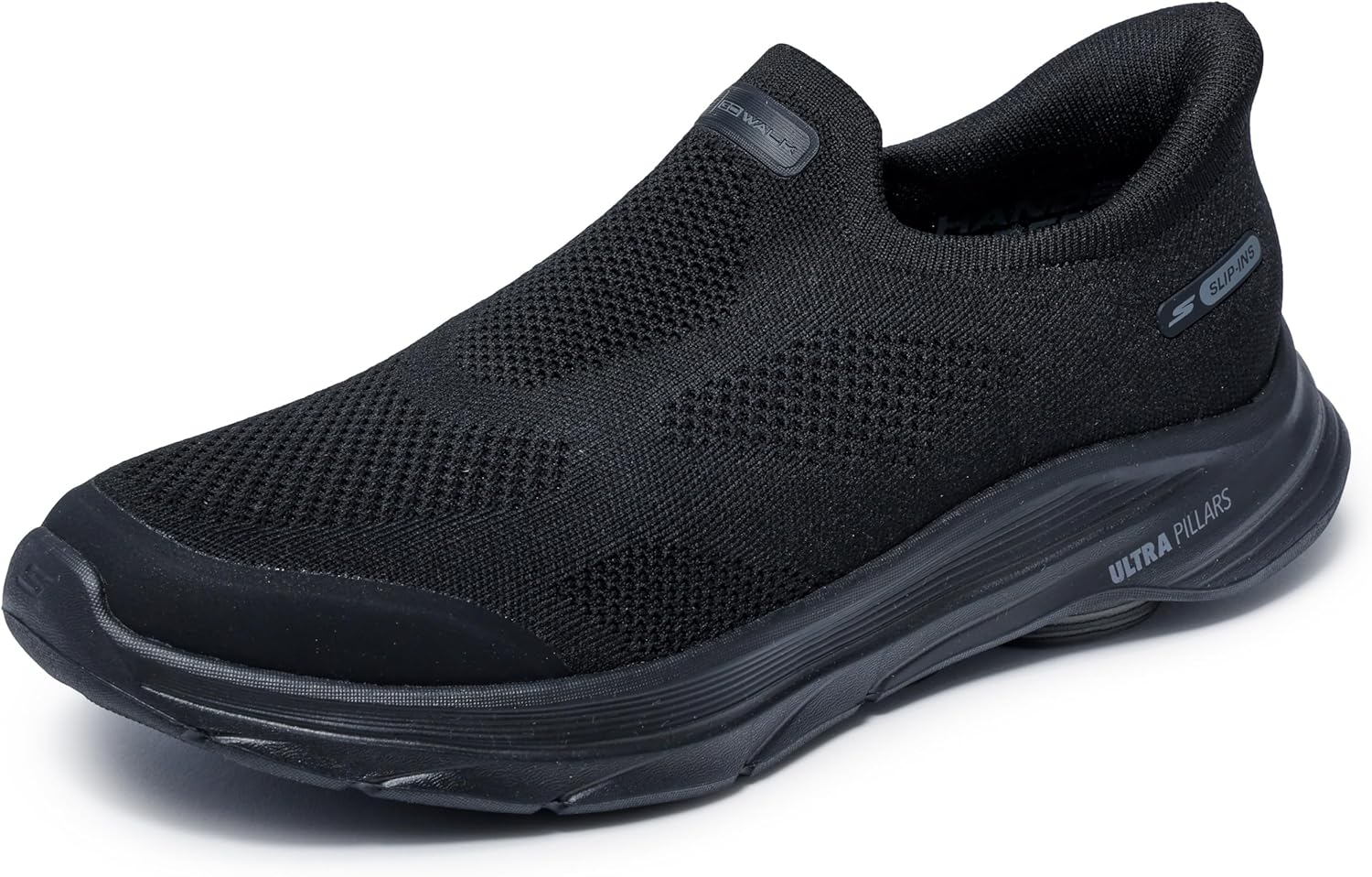 Мужские кроссовки Skechers Go Walk 8 Pelayo с легким надеванием, черный — фото 4