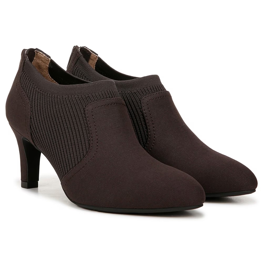 Ботильоны на щиколотке Gia Lifestride, dark chocolate fabric