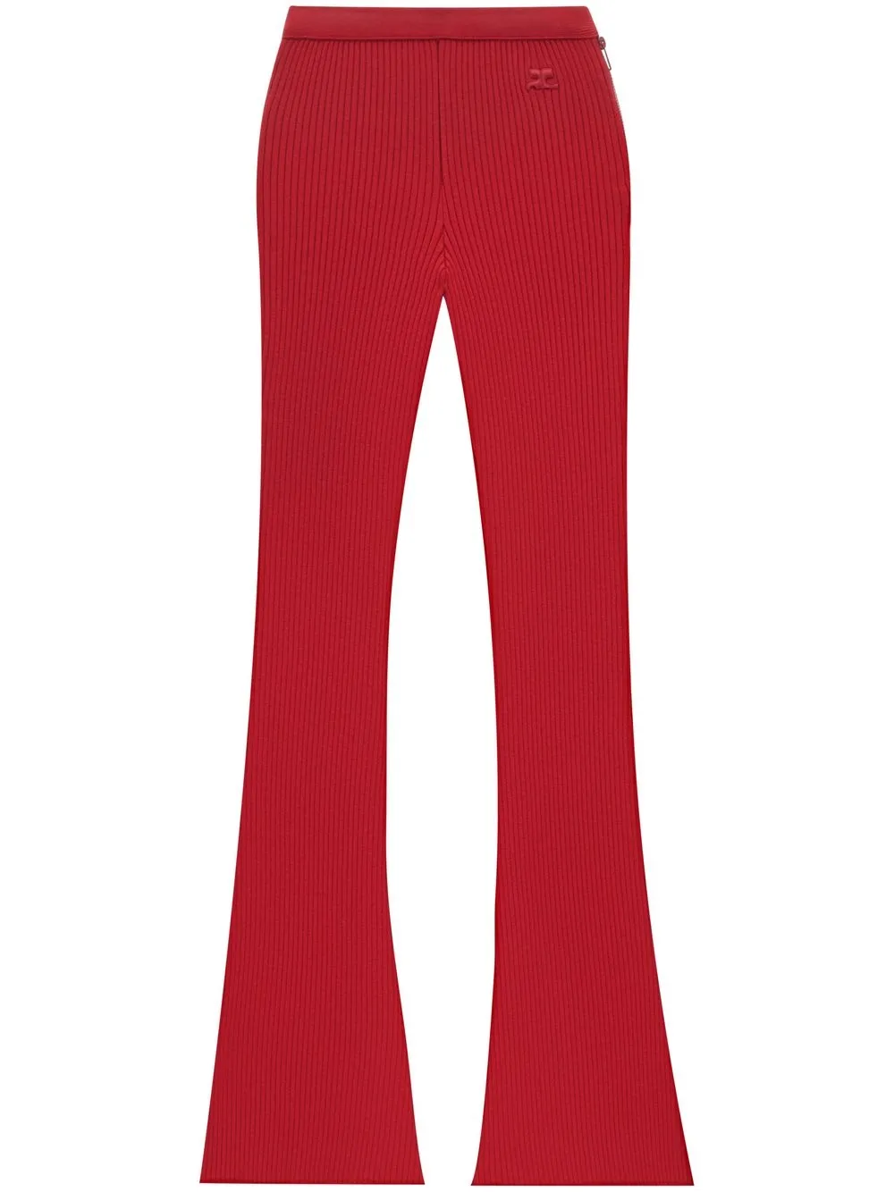 

Расклешенные брюки Reediton Courrèges, красный