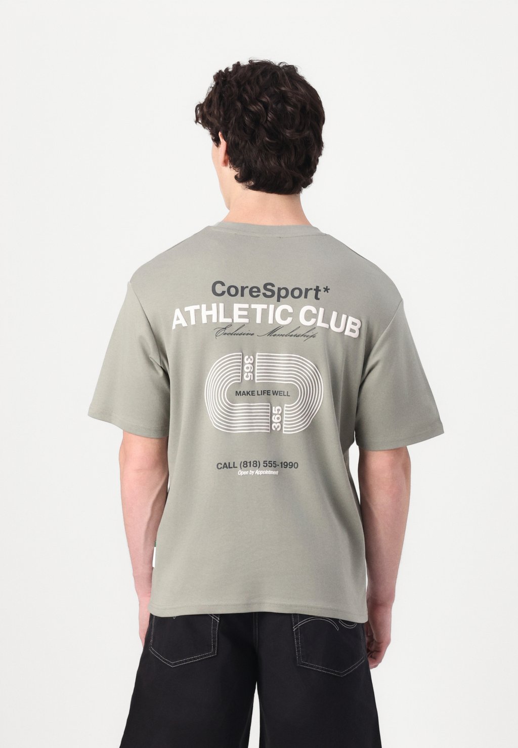 

Футболка с принтом JCOATHLETICO GRAPHIC TEE Jack & Jones, светло-серый