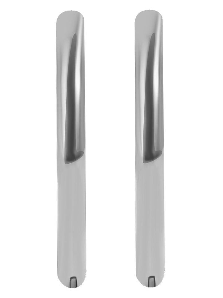 

Adeliás Серьги унисекс - серьги-кольца на шарнирах из нержавеющей стали серебристого цвета