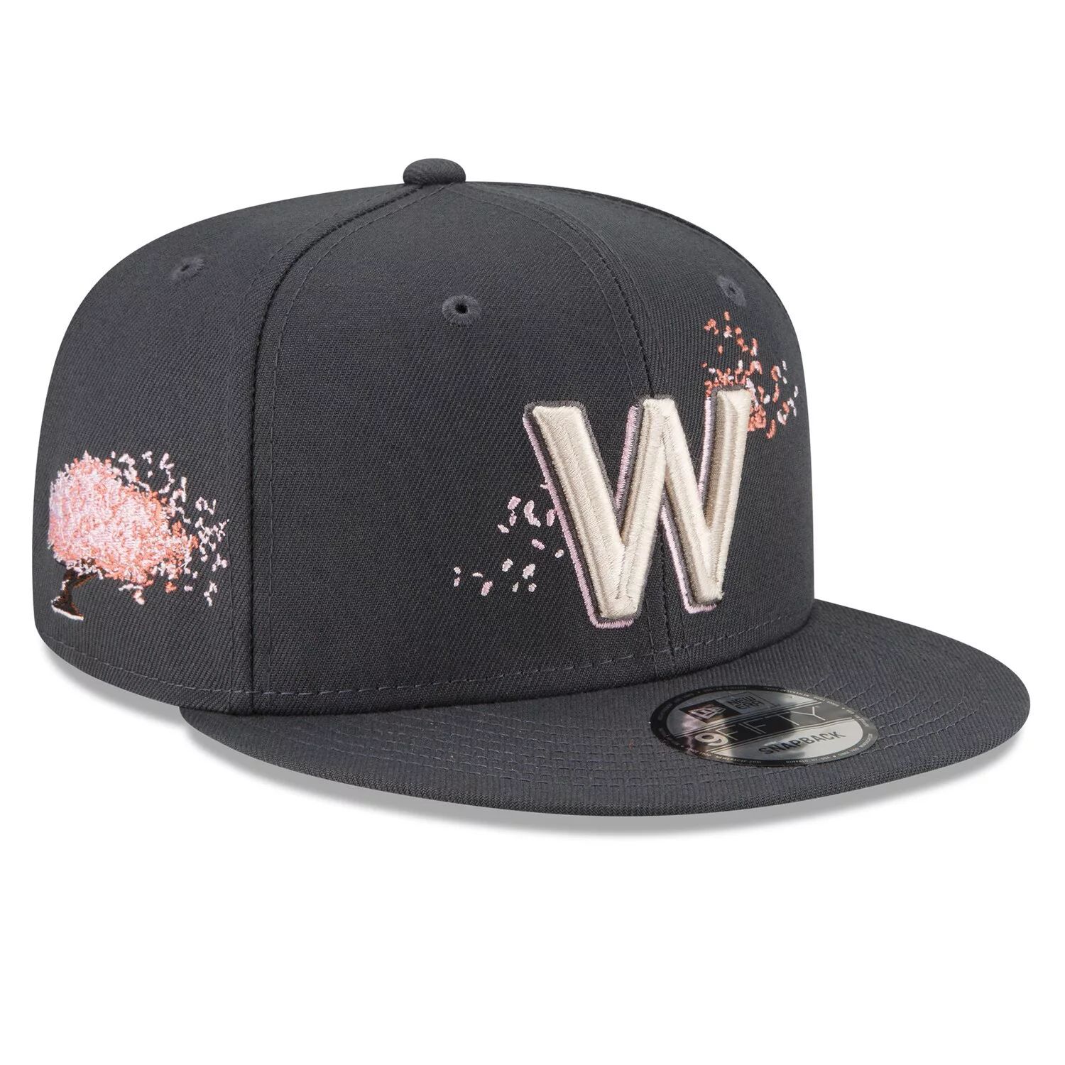 

Мужская регулируемая бейсболка New Era Graphite Washington Nationals 2022 City Connect 9FIFTY Snapback