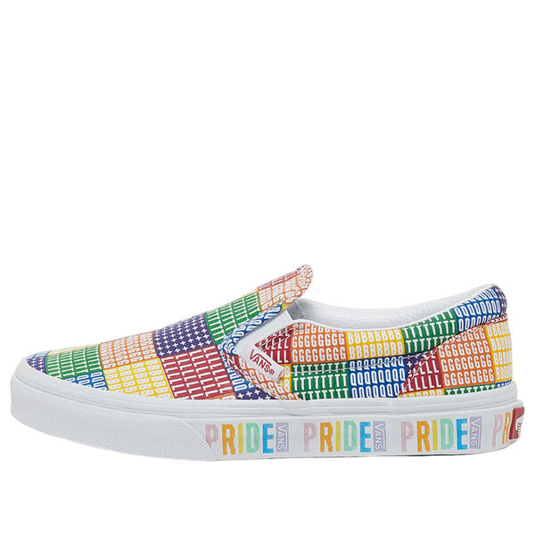 

Кроссовки classic slip on pride shoes 'multi' Vans, мультиколор