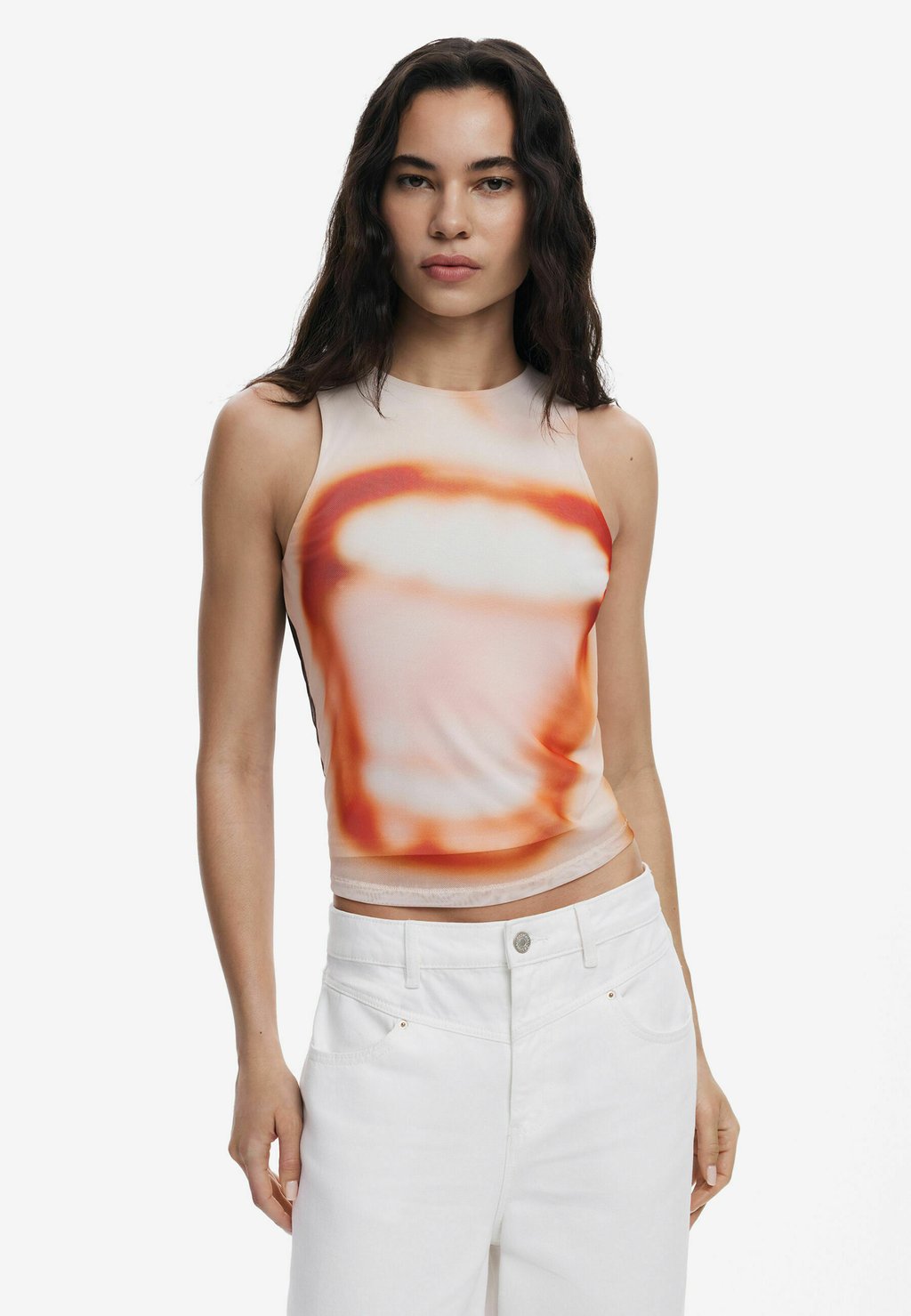 

Топ SLEEVELESS BOCA Desigual, белый