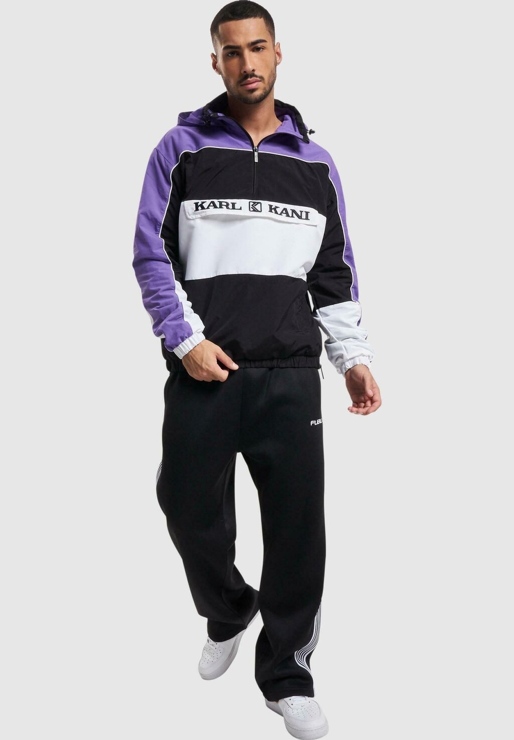 

Ветровка Karl Kani ВЕТРОВКА RETRO BLOCK, цвет purple black white