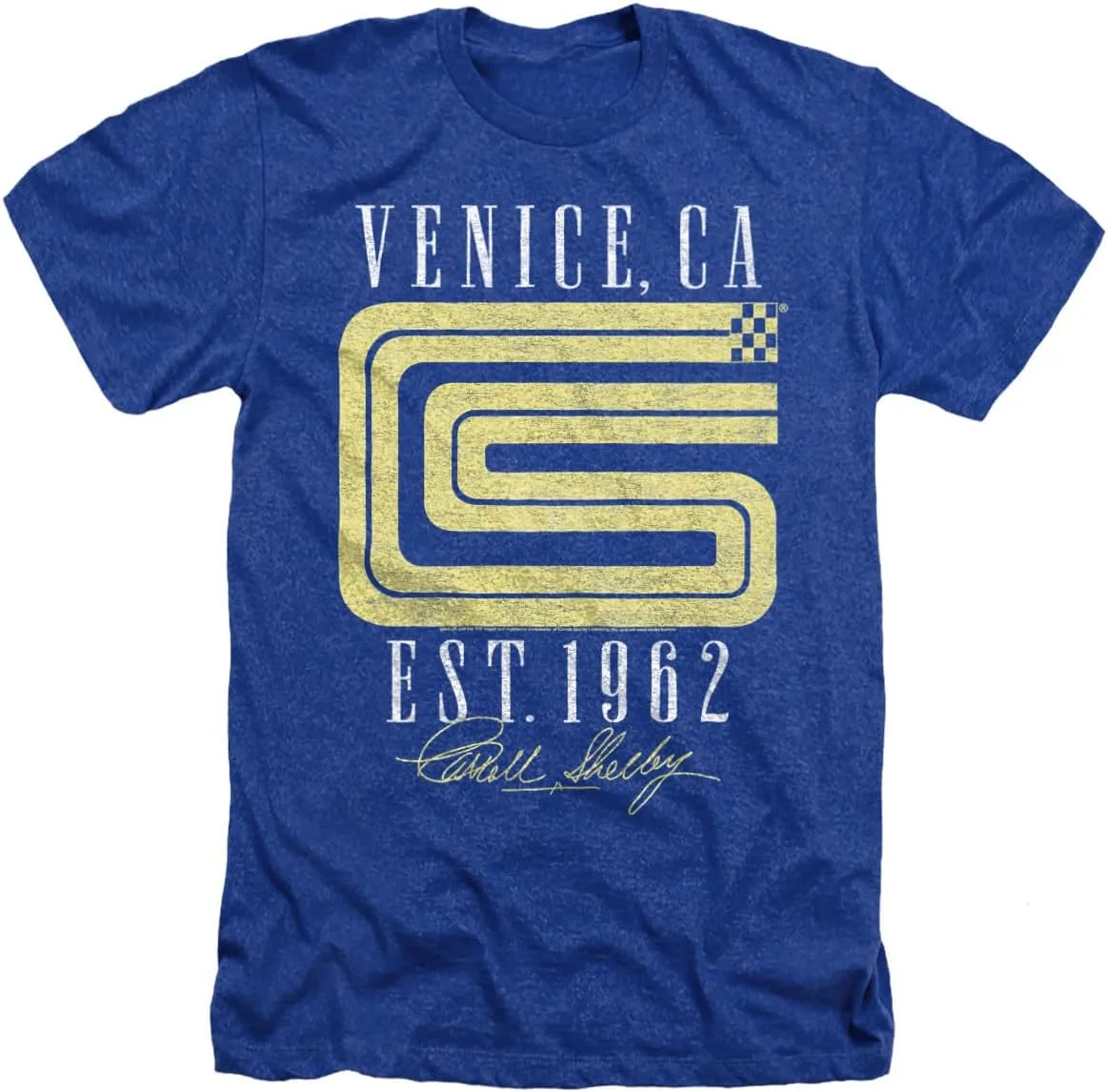 

Футболка Popfunk Carroll Shelby CS Logo Venice Unisex Adult Heather