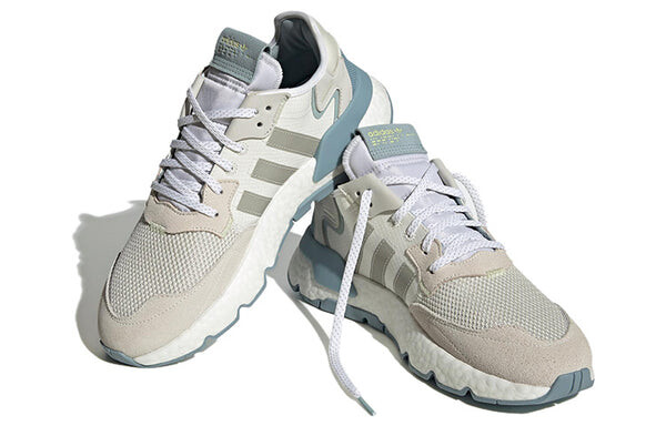 Кроссовки оригинальные nite jogger Adidas, белый — фото 3