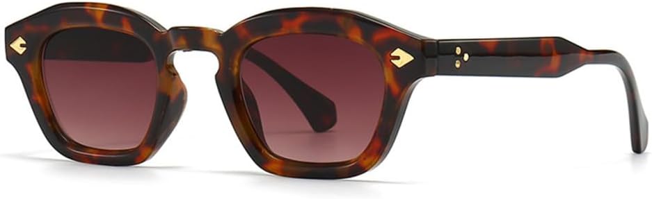 

Ретро маленькие круглые солнцезащитные очки для женщин с заклепками, панк-стиль, градиентные линзы, защита от УФ-излучения UV400, мужские солнцезащитные очки generic, 3