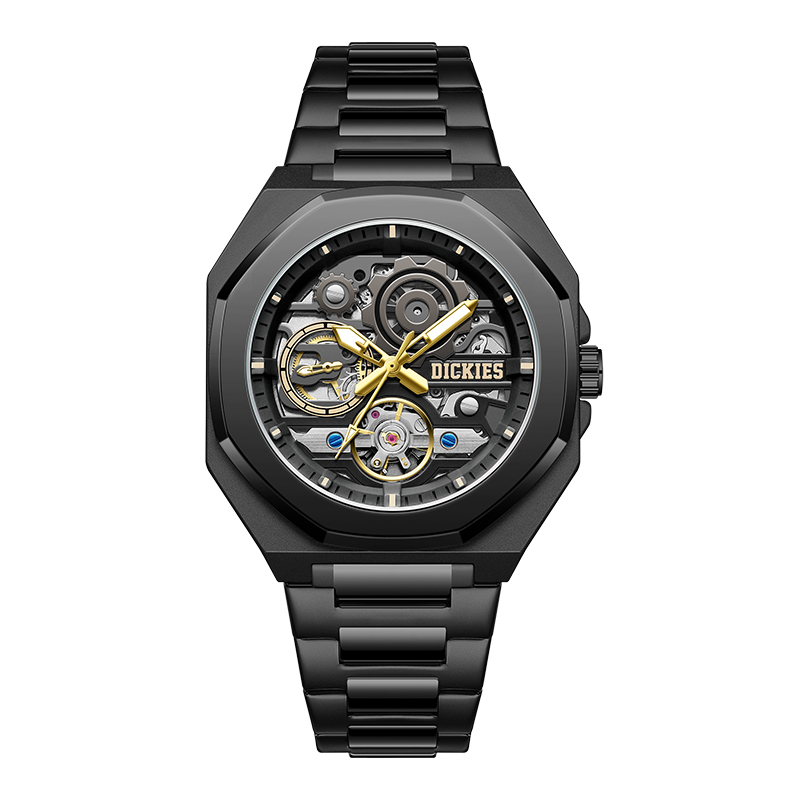 

Dickies Часы Wrist Watch Mechanical Movement Black Dial Men's Watch, 240U60LYXCL-583D1-1GJX
