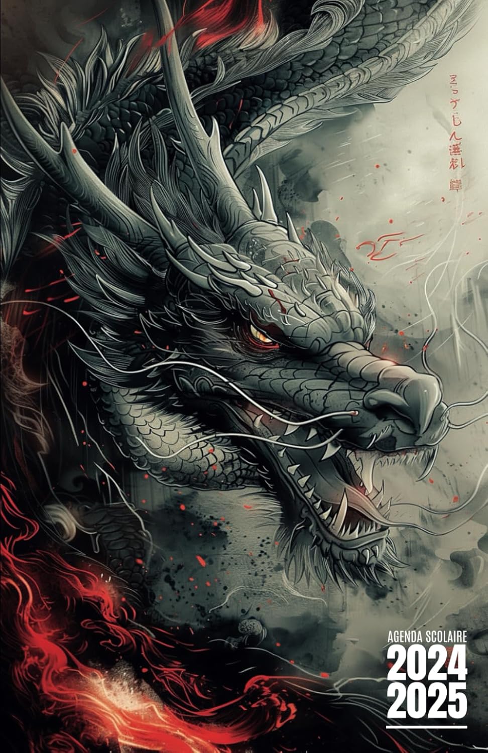 

Agenda scolaire 2024 2025: Organiseur Scolaire (Août 2024 / Juillet 2025) Pour Étudiants Collège, Lycée - Planificateur Journalier 1 Jour Par Page | Couverture dragon japonais (French Edition) (Independently published)