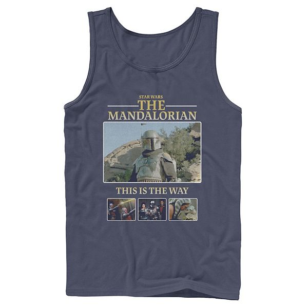 

Мужская футболка Star Wars The Mandalorian This Is The Way с портретами союзников Licensed Character