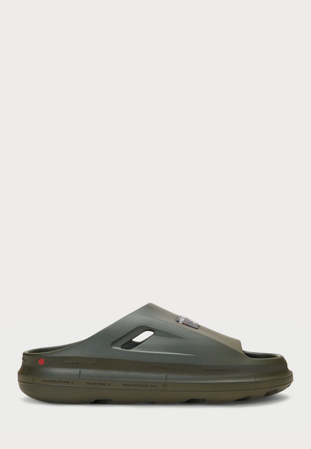 

Мюли PS125 LOGO SLIDE UNISEX Polo Ralph Lauren, оливковый