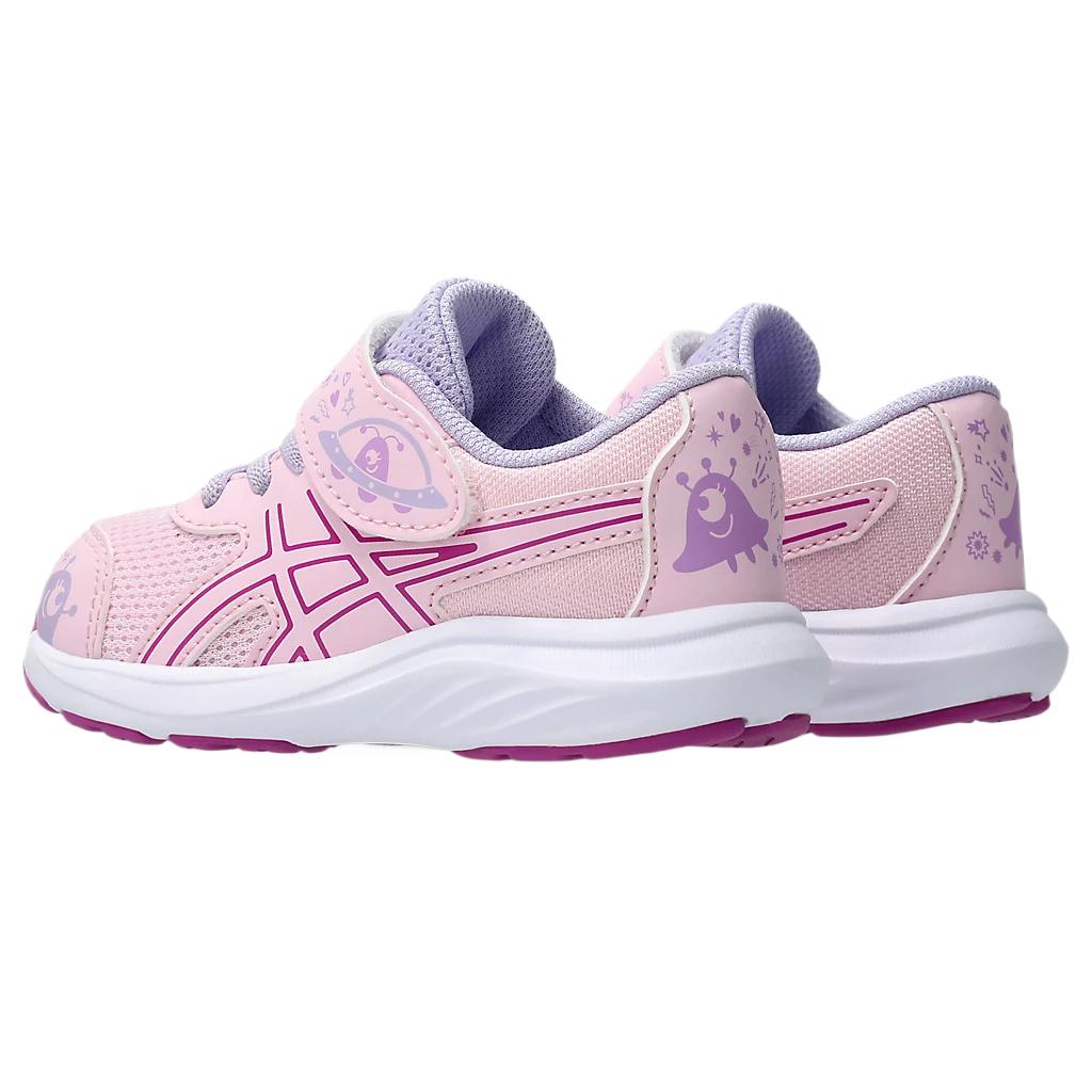 Кроссовки CONTEND 9 Abrasion Resistant, Breathable, And Anti Kick Low Top Toddler Shoes Infant And Toddler ASICS, розовый — фото 4
