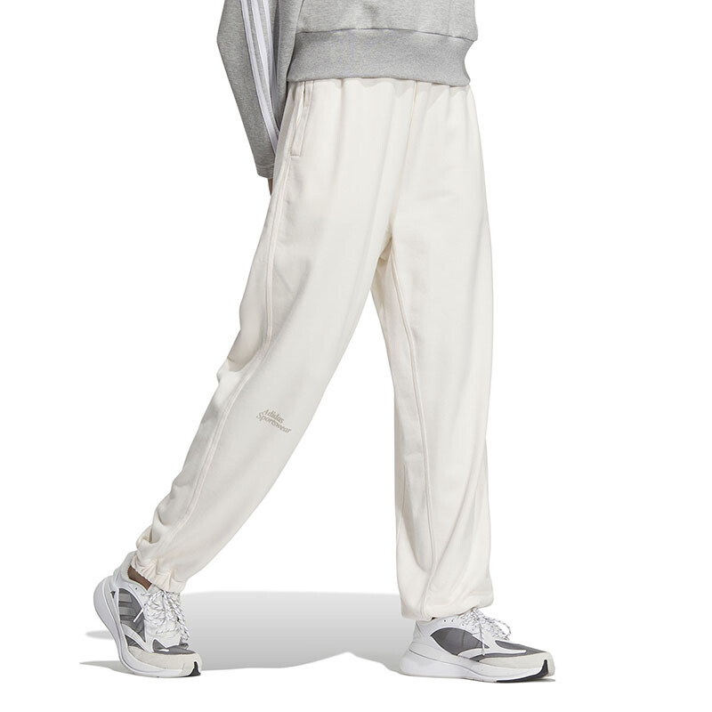 Спортивные брюки Lounge Knit женские белые Adidas — фото 4