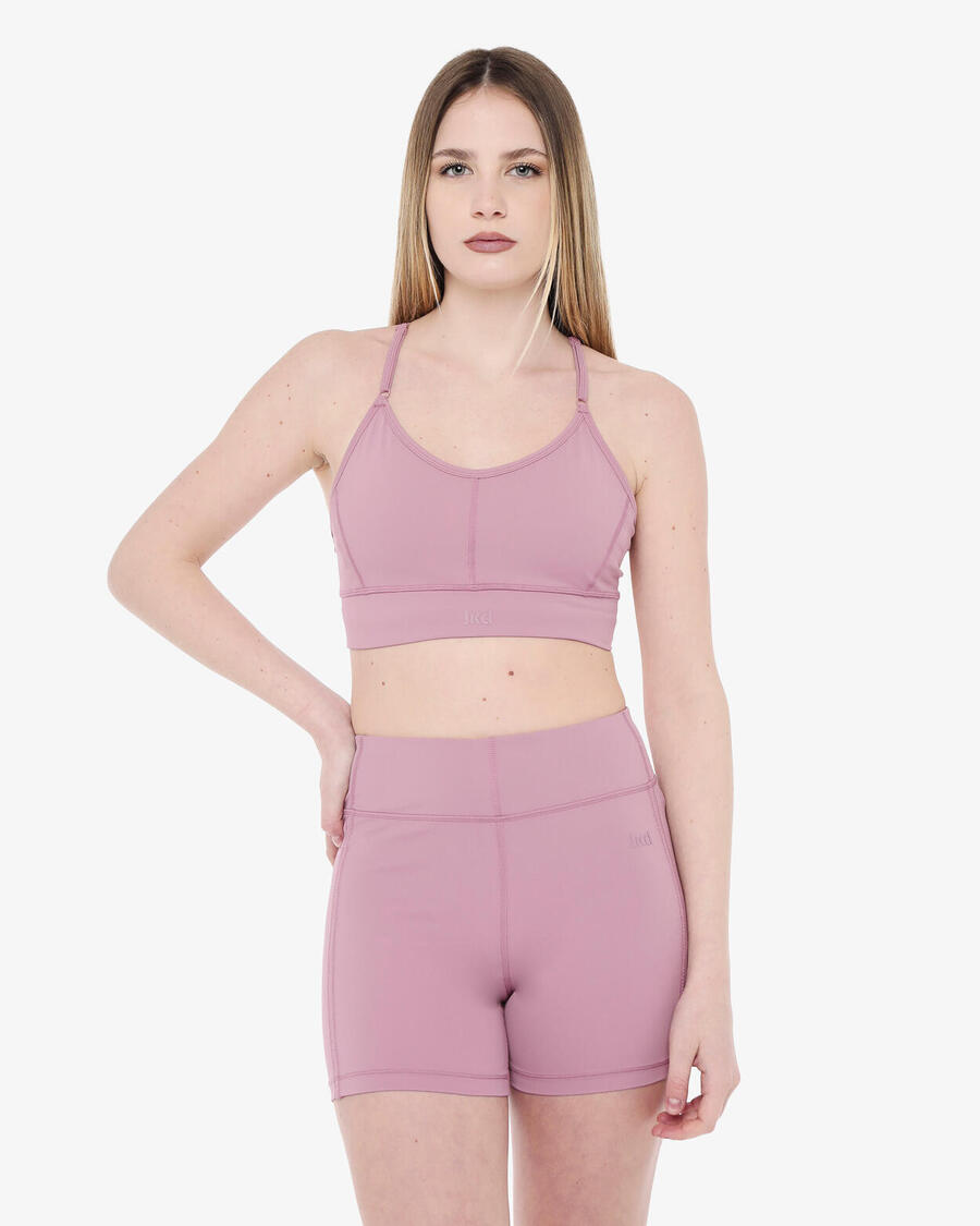 

JAKED Женская синтетическая майка для фитнеса в цвете пыльно-розовый