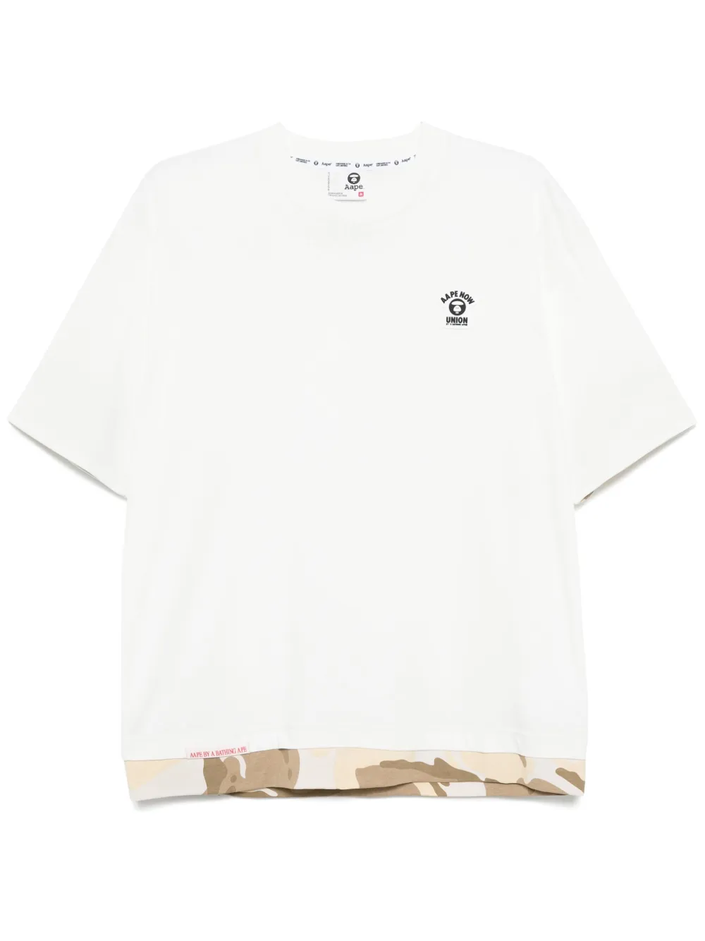 

Футболка с круглым вырезом AAPE BY *A BATHING APE, белый