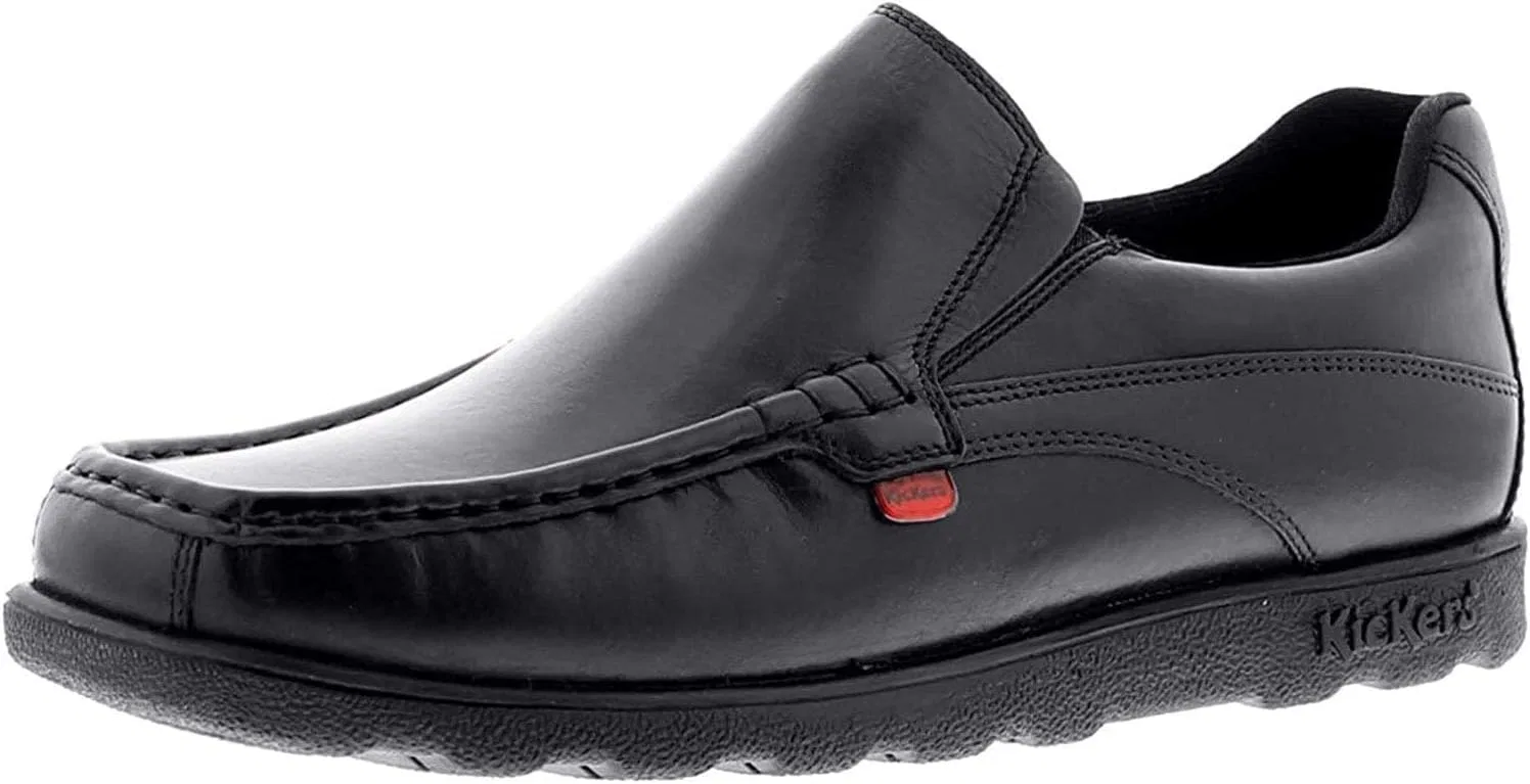 Детские мокасины Kickers Fragma Slip, Black