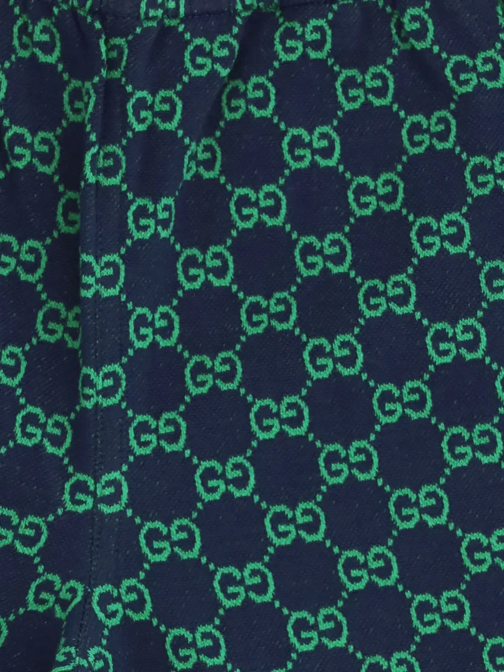 Шорты из пике Gg-monogram Gucci Kids, синий — фото 3