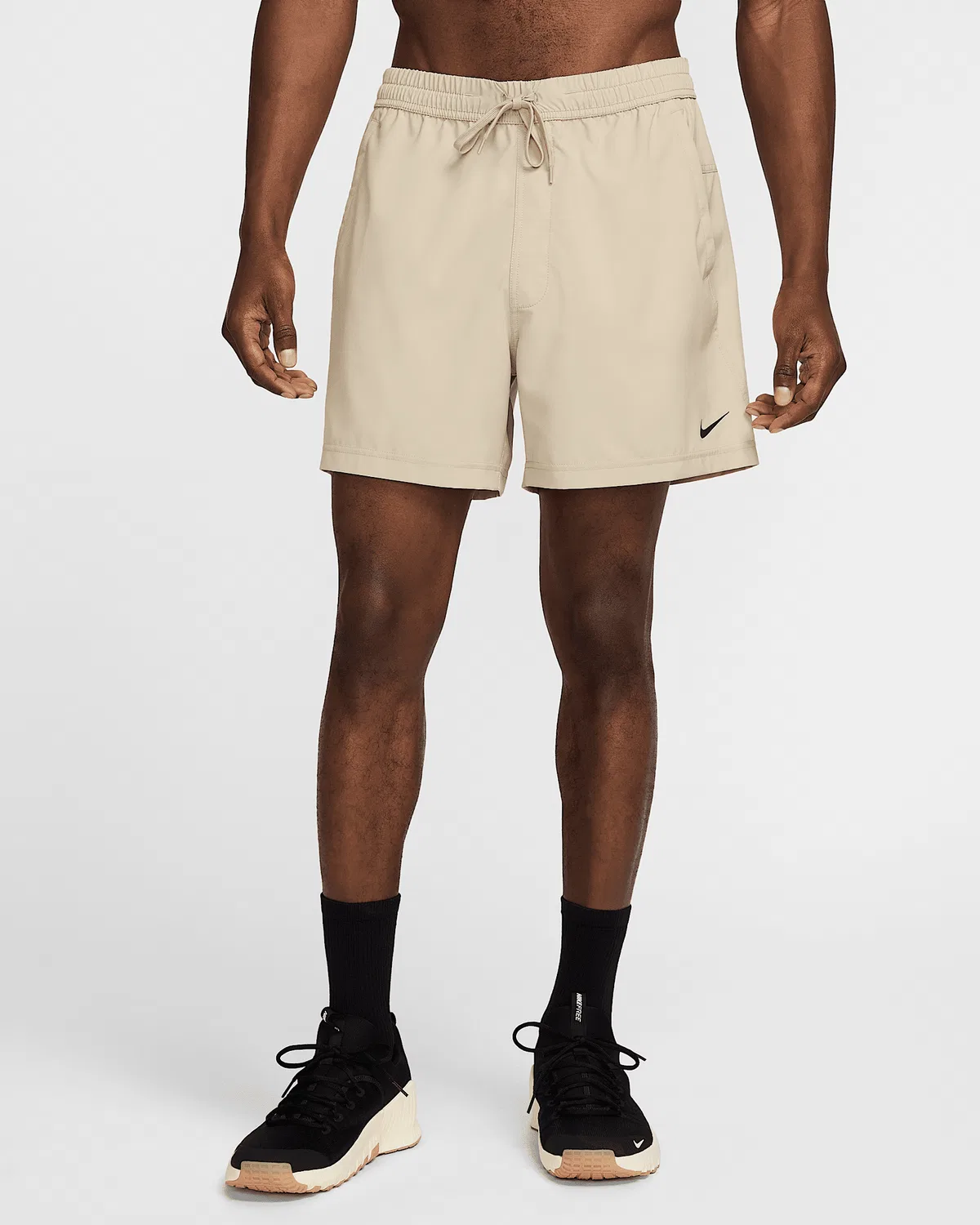 Мужские шорты Nike Form Dri-FIT 5" Unlined Versatile, Desert Khaki/Black