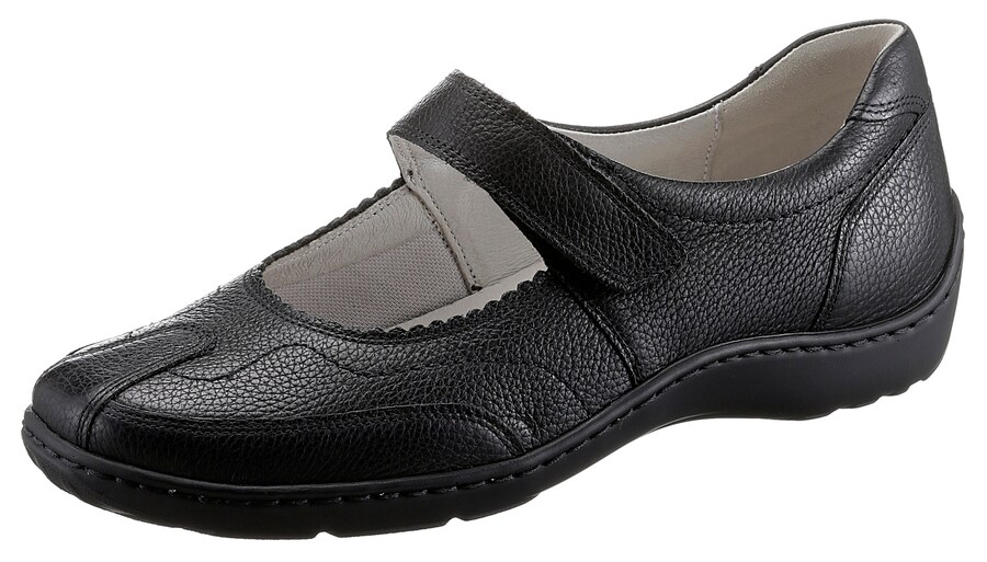 Балетки с ремешком WALDLГ„UFER, Black