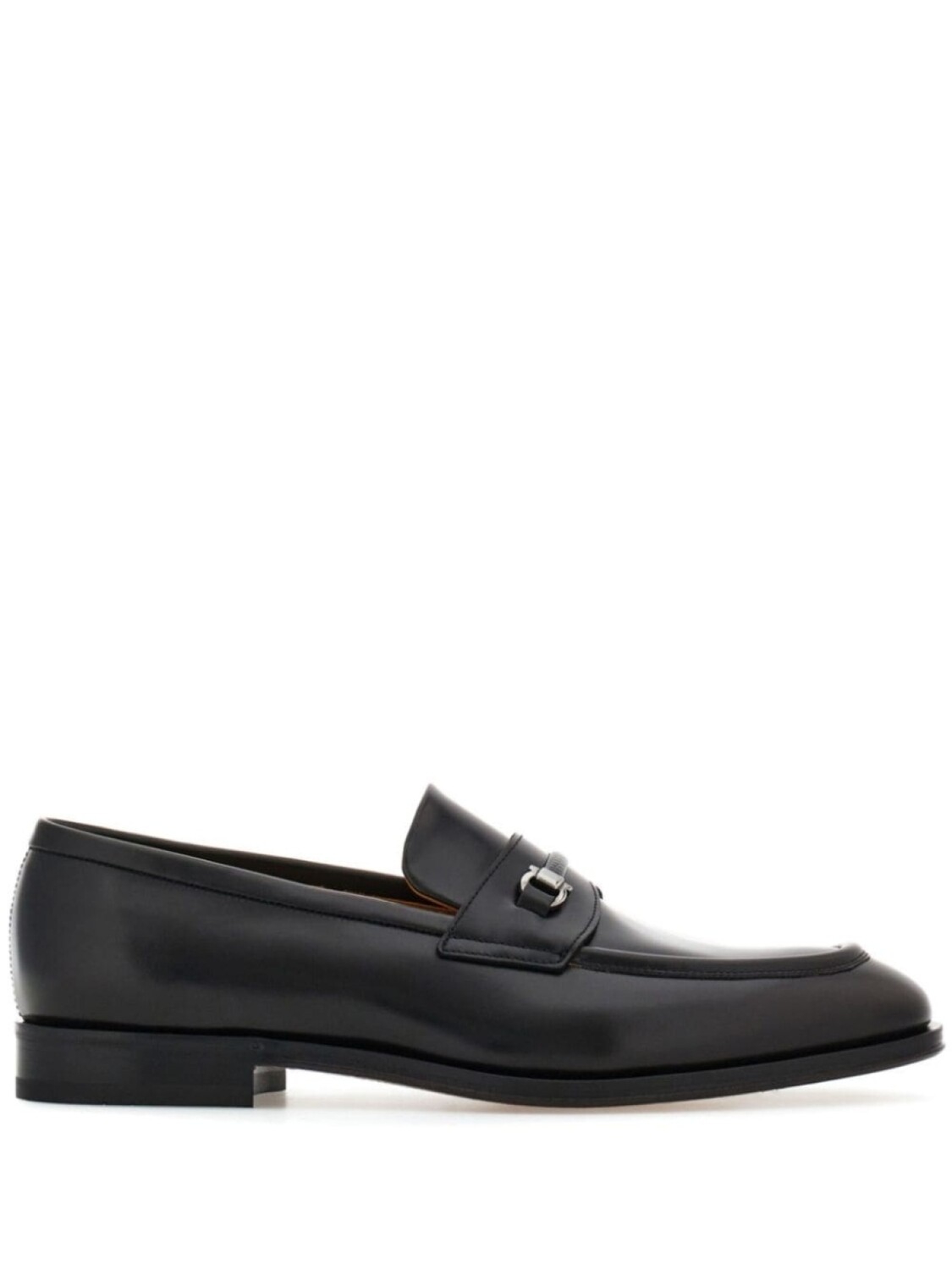 

Ferragamo лоферы с декором Gancini, черный