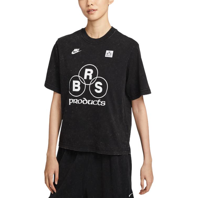 Nike Футболка Sportswear SS25 женская black — фото 3