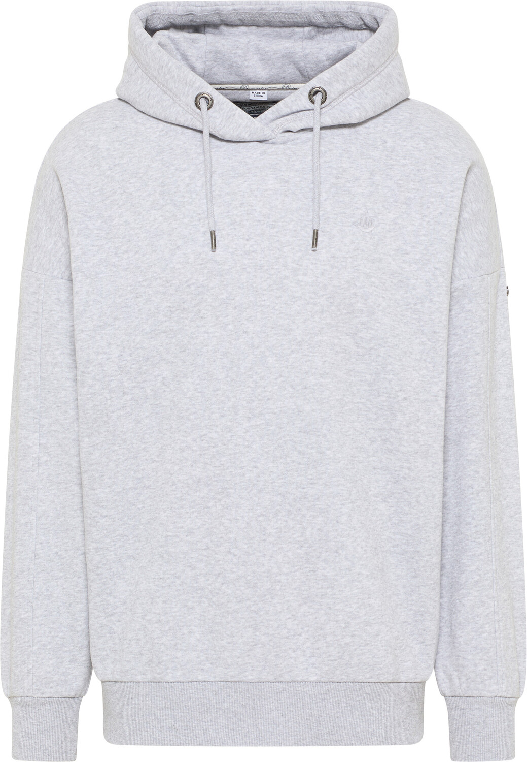 

Толстовка DreiMaster Kapuzensweater, цвет Hellgrau Melange