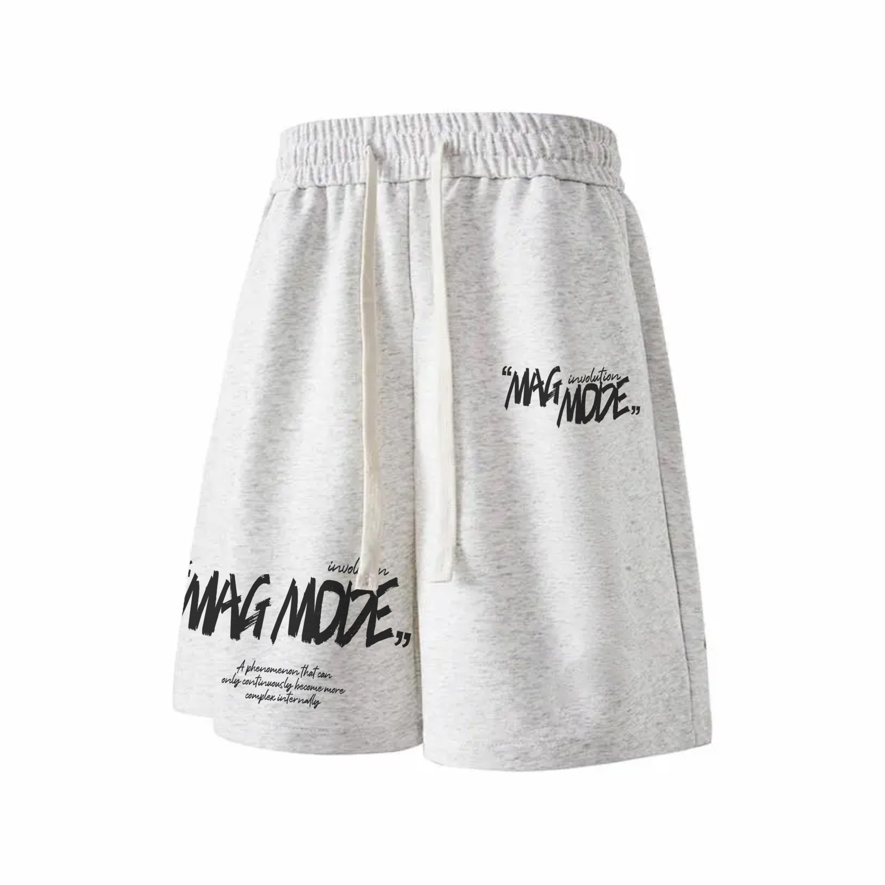 

Повседневные шорты унисекс Magmode, White Heather Gray