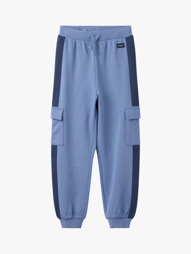 

Детские хлопковые карго-джоггеры Polarn O. Pyret, Blue