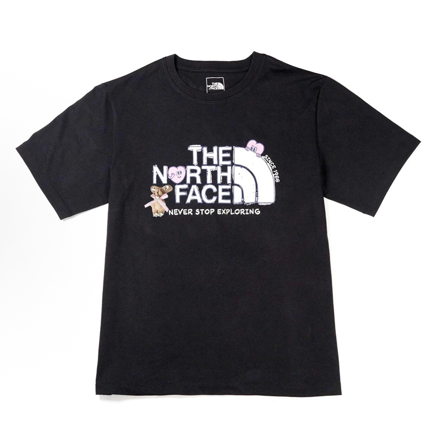 

THE NORTH FACE Футболка унисекс черная, Черный, THE NORTH FACE Футболка унисекс черная