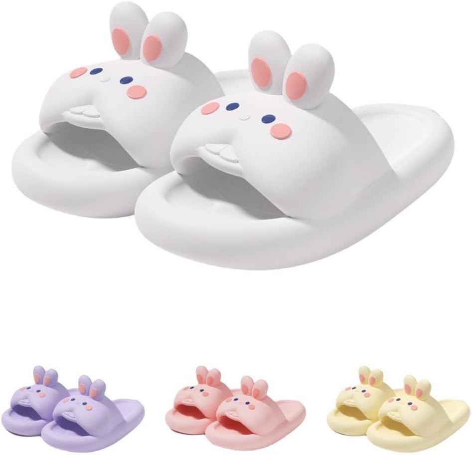 

Милые шлепанцы-зайчики Albiva, белый