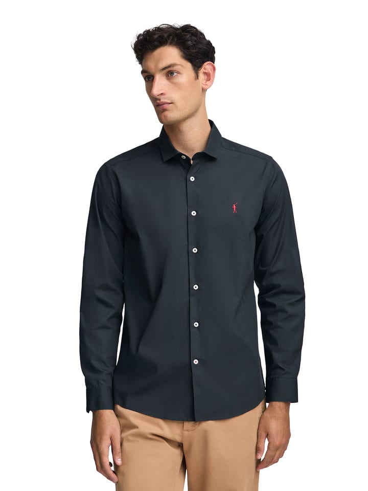 

Polo Club Рубашка - приталенный крой - темно-синего цвета