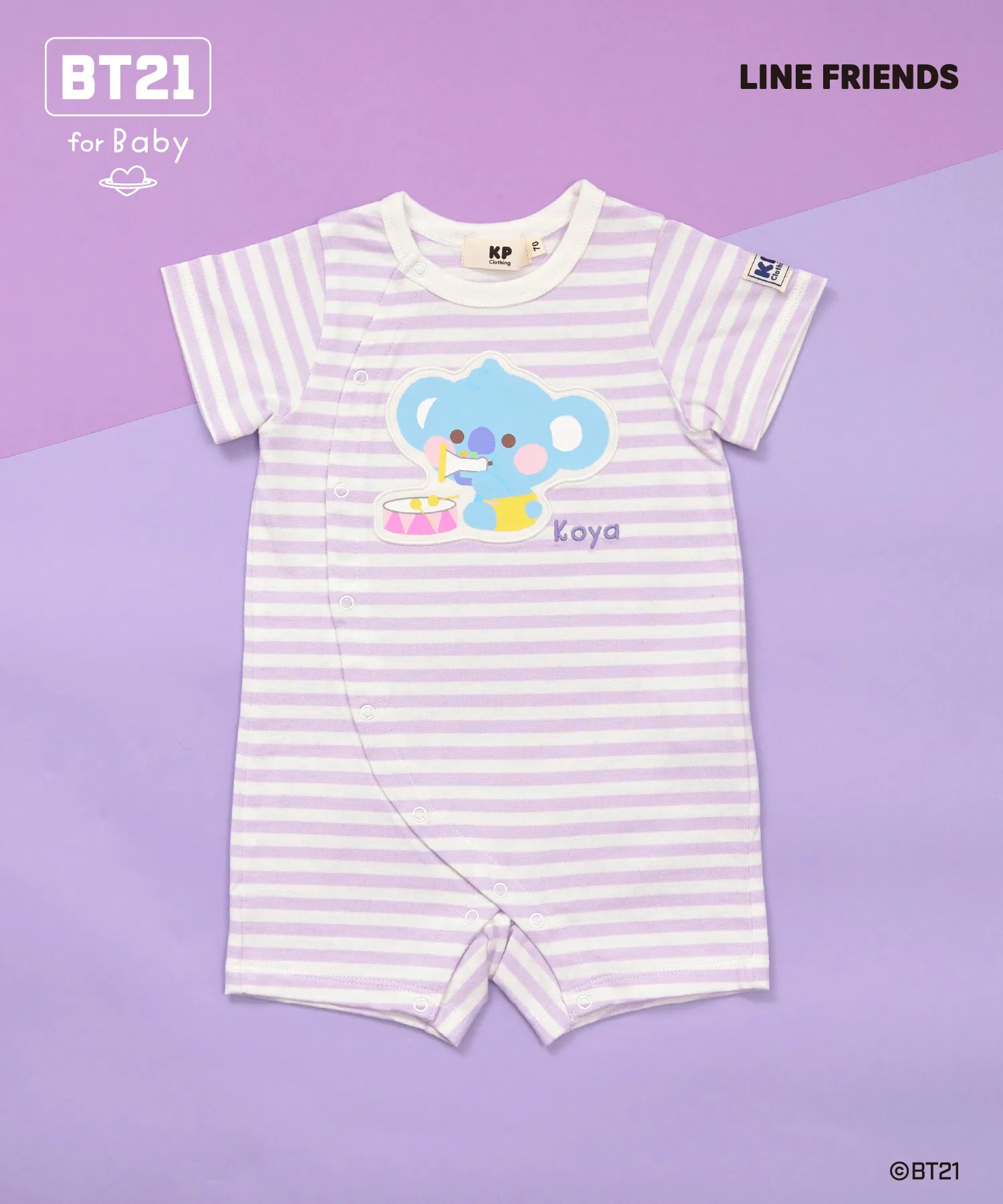 【BT21】Комбинезон с аппликацией по краю