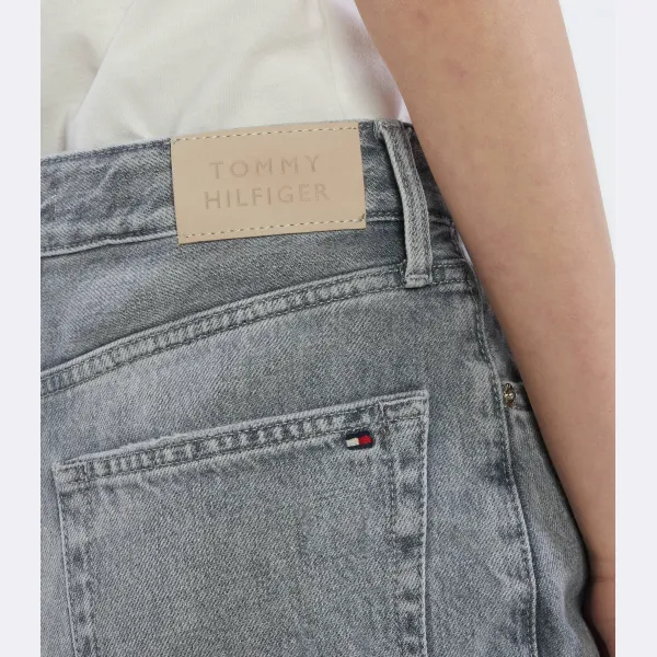 Какие изящные джинсы-бойфренды с воздушным шаром Tommy Hilfiger, серый — фото 4