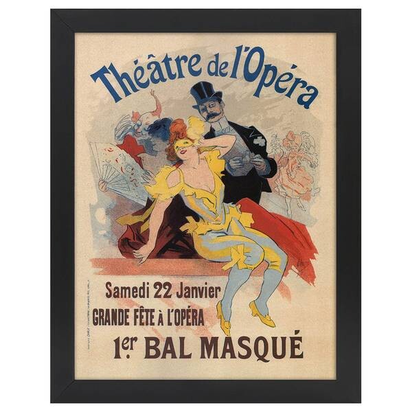 

Рамка для фотографий LegendArte Poster Théâtre de l'Opéra, черный