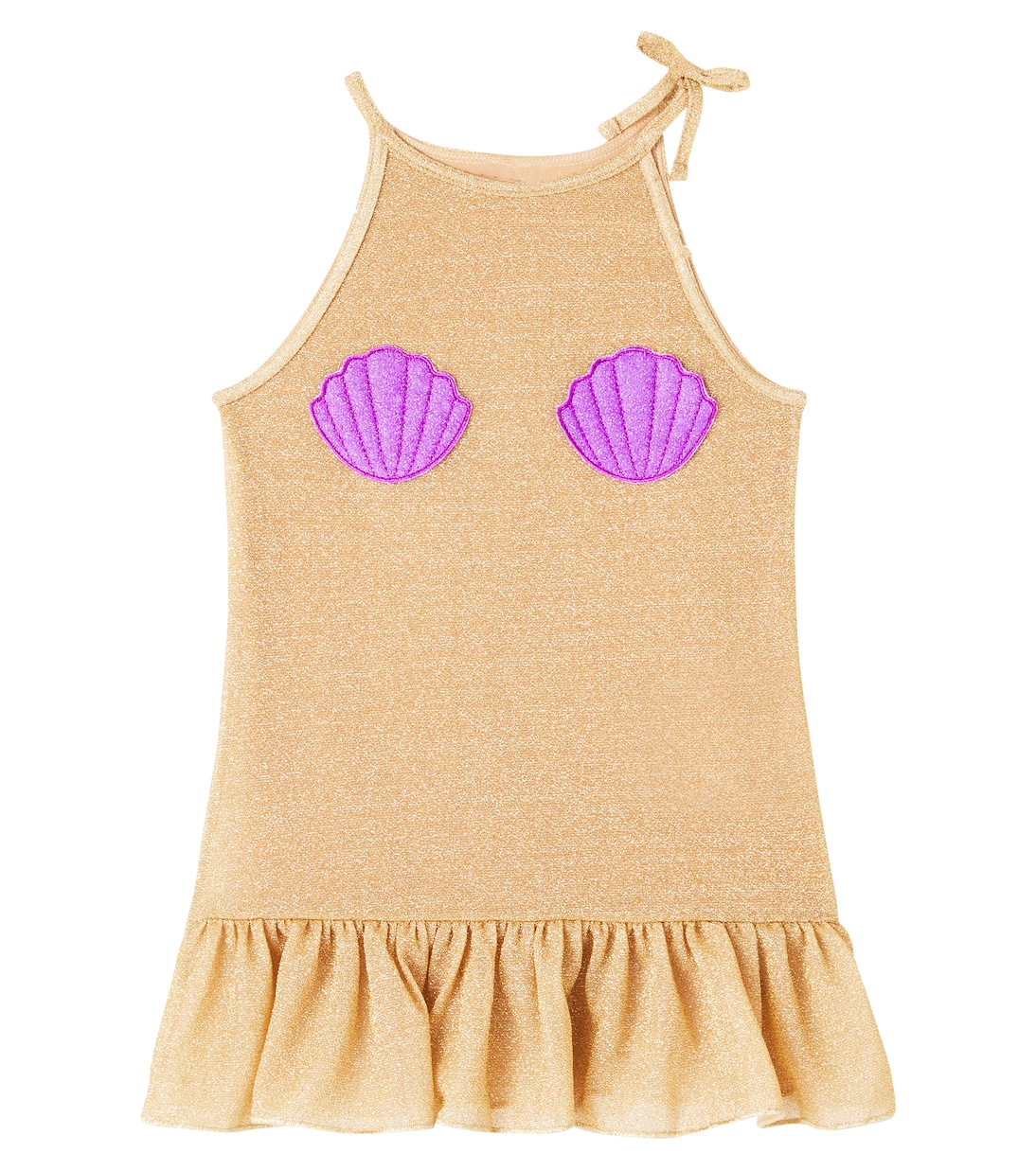 

Платье Lumière с рюшами Oséree Kids, Gold/Pr