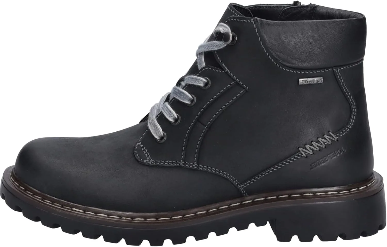 Мужские ботинки Josef Seibel на шнуровке Chance 39 Calf Boots - Botinki - Мужчины - Ботинки-Chucka - Ботинки ботинки на шнуровке с застежкой молнией, черный — фото 2