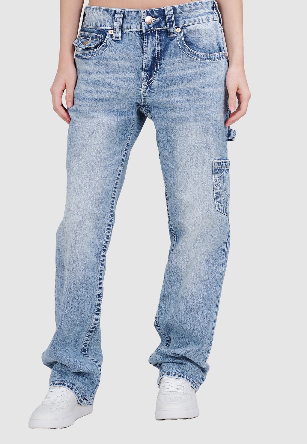

Джинсы прямого кроя RICKI True Religion, синий